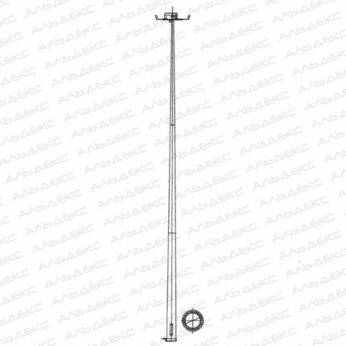 ВМ-25-B/12-II высокомачтовая опора